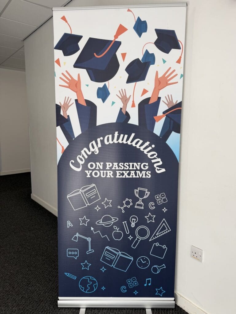 Featured image for “UAH Sixth Form students celebrate outstanding results and 100% student success!”